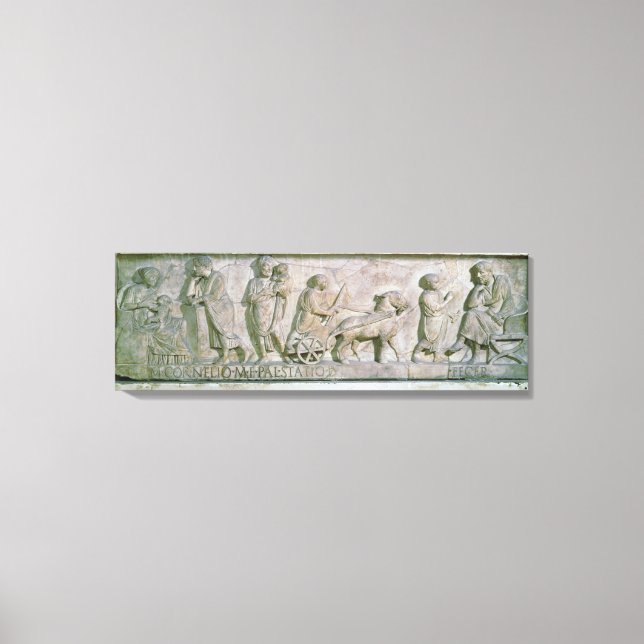 Impressão Em Tela Sarcófago de Cornelius Statius (Frente)