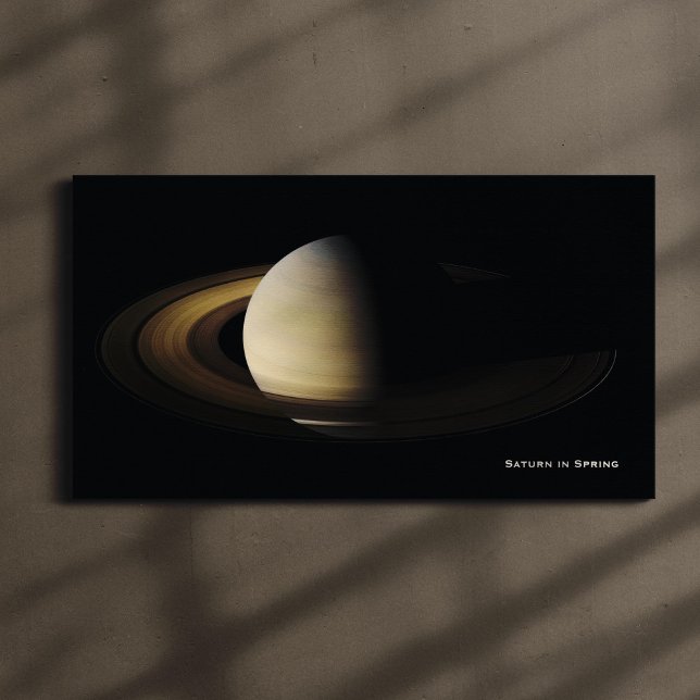 Impressão Em Tela Saturno na Primavera Equinox, Cassini-Huygens (Criador carregado)