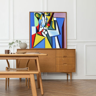 Impressão Em Tela Saxofonista do Jazz | arte de Kubilay An