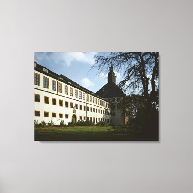 Impressão Em Tela Schloss Friedenstein, Gotha, construída em 1643-54 (Frente)