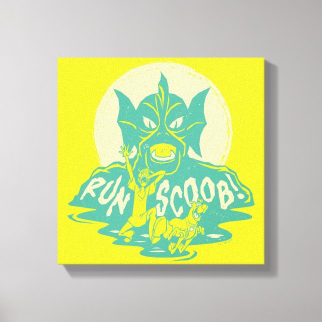 Impressão Em Tela Scooby-Doo | Corra Scoob! (Frente)