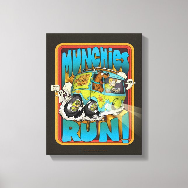 Impressão Em Tela Scooby-Doo e de "funcionamento desgrenhado (Frente)