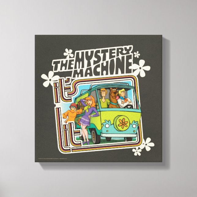 Impressão Em Tela Scooby-Doo | Gráfico de Máquina Misteriosa "Está L (Frente)