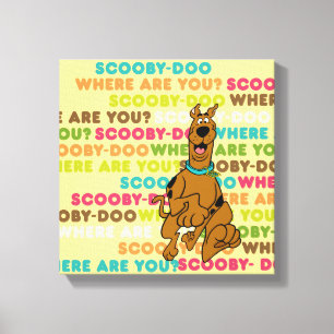 Impressão Em Tela Scooby-Doo que funciona "onde é você? "