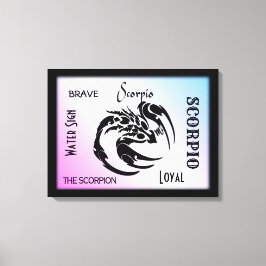 Impressão Em Tela Scorpio Zodiac Símbolo