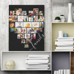 Impressão Em Tela Script da Família de Colagem de Fotos em Forma de<br><div class="desc">Crie sua própria canvas com 29 fotos favoritas. O modelo de foto é configurado para criar uma colagem de fotos em forma de coração, exibindo suas fotos em uma combinação de formatos retrato, paisagem e instragrama quadrado. Carregue suas fotos trabalhando em filas, de cima para baixo. A design tem um...</div>