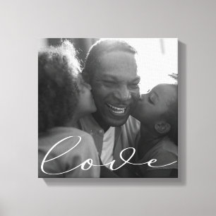 Impressão Em Tela Script Elegante   Impressão de tela de fotos