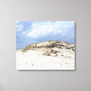 Impressão Em Tela Sculpted Sand Dune - Island Beach State Park - NJ