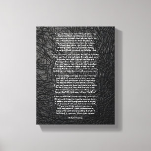 Impressão Em Tela Se por Rudyard Kipling pequeno