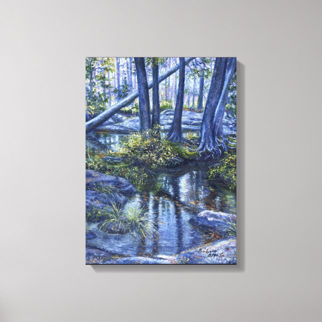 Impressão Em Tela "Se uma árvore cair..." (Frente)