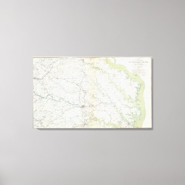 Impressão Em Tela SE Virginia, Ft Monroe (Frente)