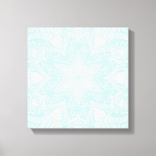 Impressão Em Tela Sea Glass Mandala