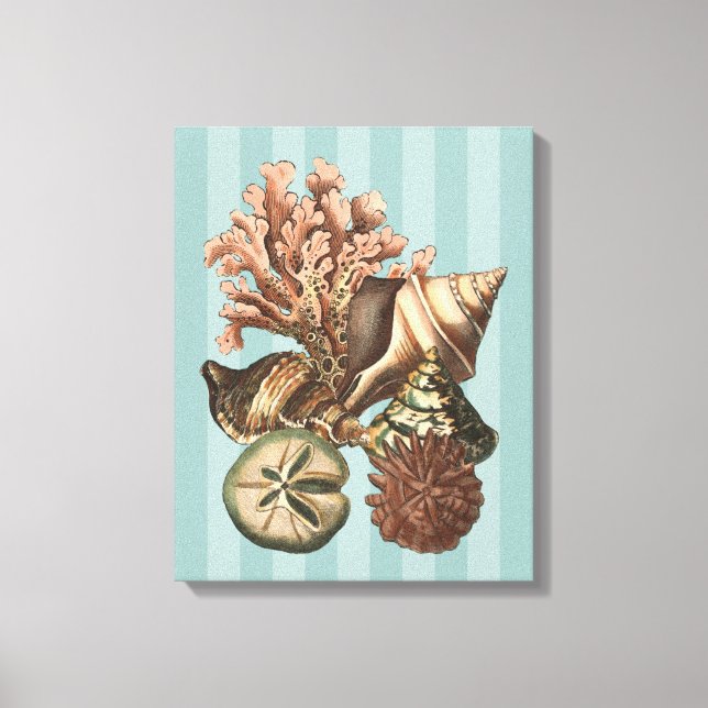 Impressão Em Tela Sea Life Silhouette (Frente)