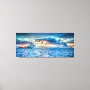 Impressão Em Tela Seascape de fala das nuvens