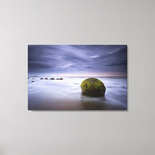 Impressão Em Tela Seascape do nascer do sol dos pedregulhos de