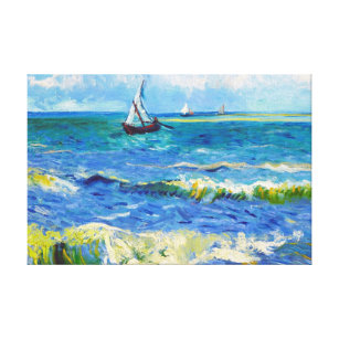 Impressão Em Tela Seascape em Saintes-Maries Vincent van Gogh