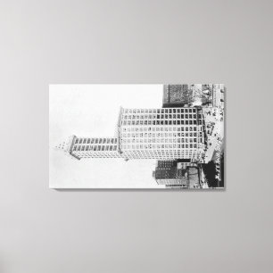 Impressão Em Tela Seattle, WA - construção da torre de Smith