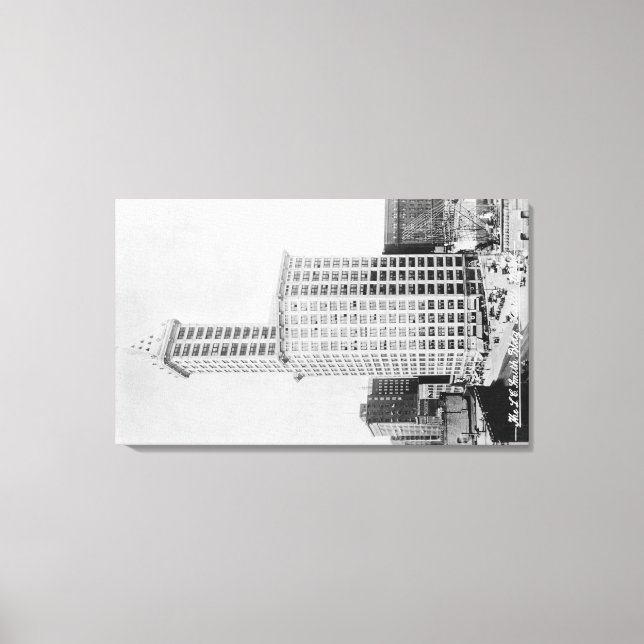 Impressão Em Tela Seattle, WA - edifício Torre Smith (Frente)