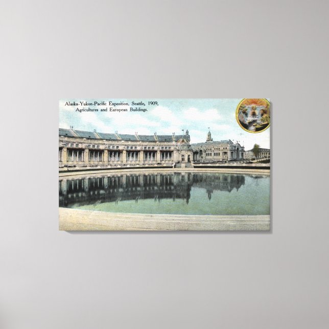 Impressão Em Tela Seattle, Washington (Frente)