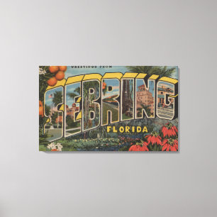 Impressão Em Tela Sebring, Florida - grandes cenas da letra