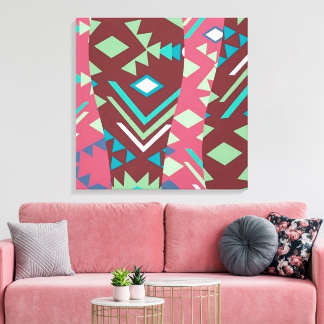 Impressão Em Tela Sedona Boho (Insitu(Sala de estar))