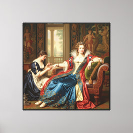 Impressão Em Tela Segredos de Rococo: Beleza Regal em Palácio (