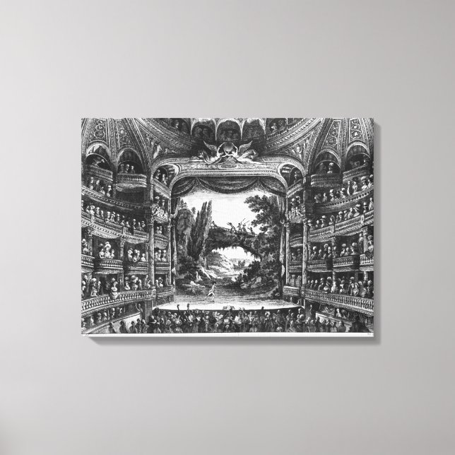 Impressão Em Tela Segunda visão do Teatro da República (Frente)