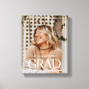 Impressão Em Tela Segundo grau de Foto para Graduação Simples Modern