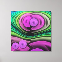 Segurando um ao outro, abstrato fractal wallart