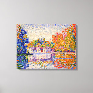 Impressão Em Tela Seine por Paul Signac