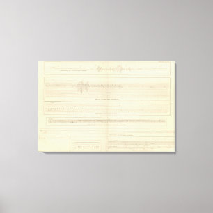 Impressão Em Tela Seismograms 15 de Califórnia