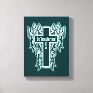 Impressão Em Tela Seja transformado - 12:2 dos romanos