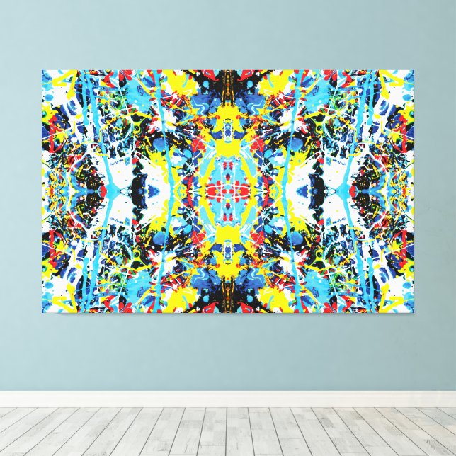 Impressão Em Tela Selfie Quântica do Planeta Terra 60x40 (Insitu(piso de madeira))