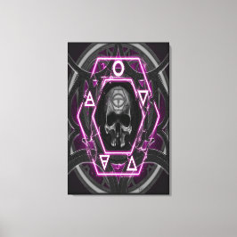 Impressão Em Tela Selos e selos de crânio