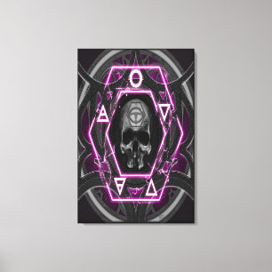 Impressão Em Tela Selos e selos de crânio