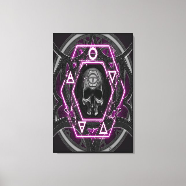 Impressão Em Tela Selos e selos de crânio (Frente)