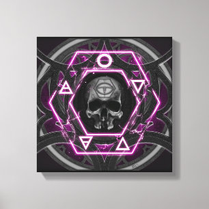 Impressão Em Tela Selos e selos de crânio