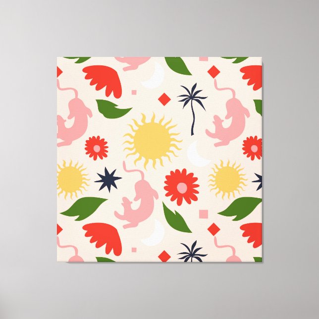 Impressão Em Tela Selva Celestial (Frente)