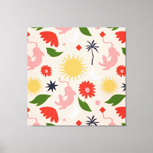 Impressão Em Tela Selva Celestial