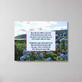 Impressão Em Tela Sem Rosy Bend