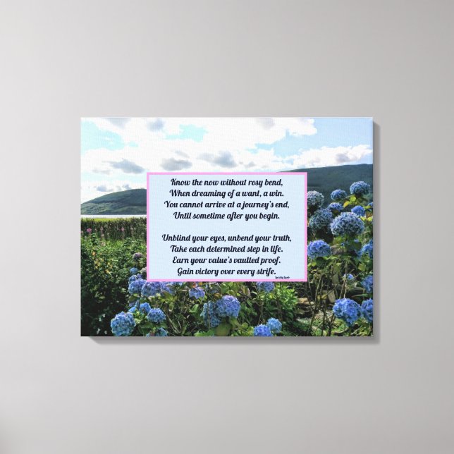 Impressão Em Tela Sem Rosy Bend (Frente)