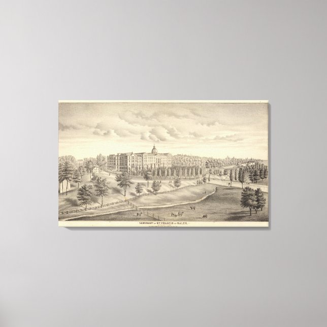 Impressão Em Tela Seminário da Rua Francis de Vendas, Milwaukee Co W (Frente)