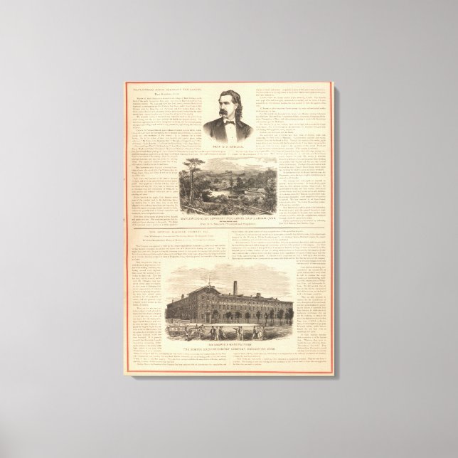 Impressão Em Tela Seminário de Música Maplewood para Mulheres (Frente)