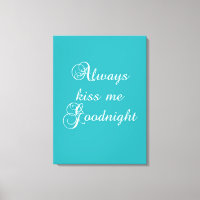 Sempre me beije boa noite