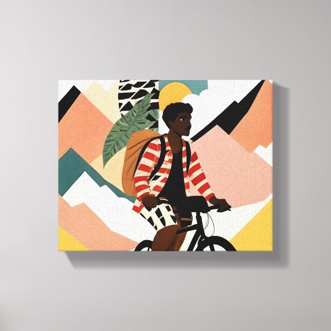 Impressão Em Tela Sempre um Viajante (Frente)