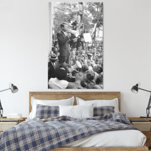 Impressão Em Tela Sen. Robert Kennedy Campaigning para Presidente do