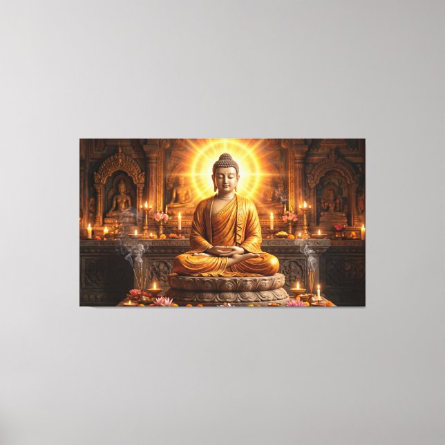 Impressão Em Tela Senhor Buda (Frente)