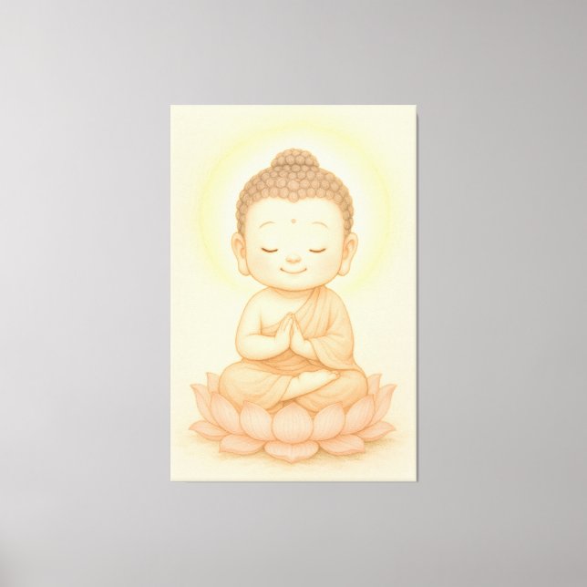 Impressão Em Tela Senhor Buda (Frente)