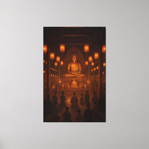 Impressão Em Tela Senhor Buda