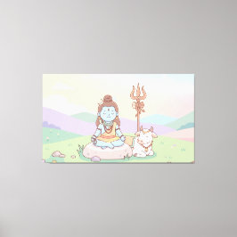 Impressão Em Tela Senhor Shiva